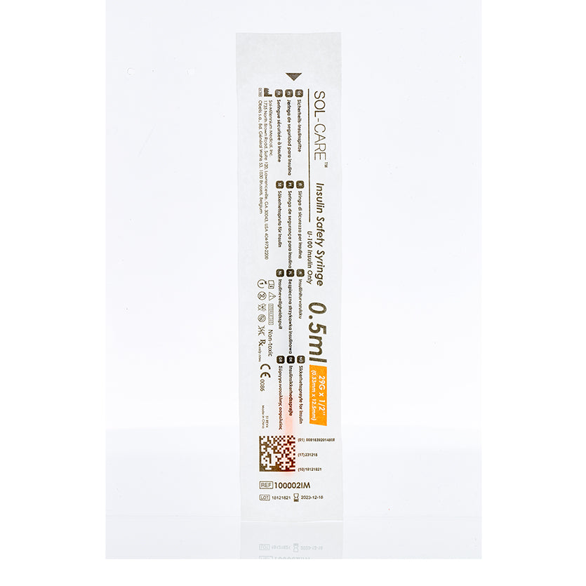 Sol-Care® Safety Insulin Syringe