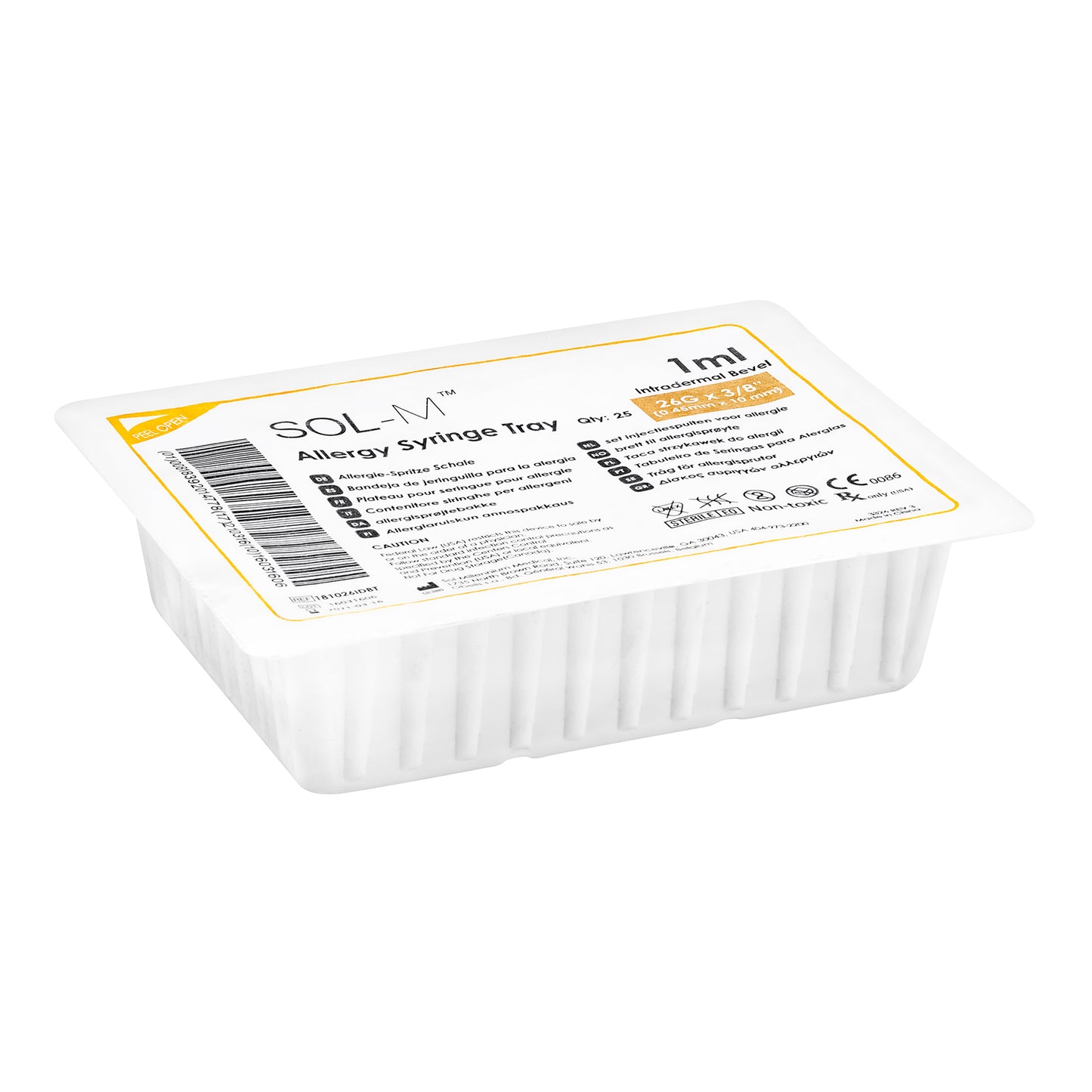 Sol-M® Allergy Syringe Tray