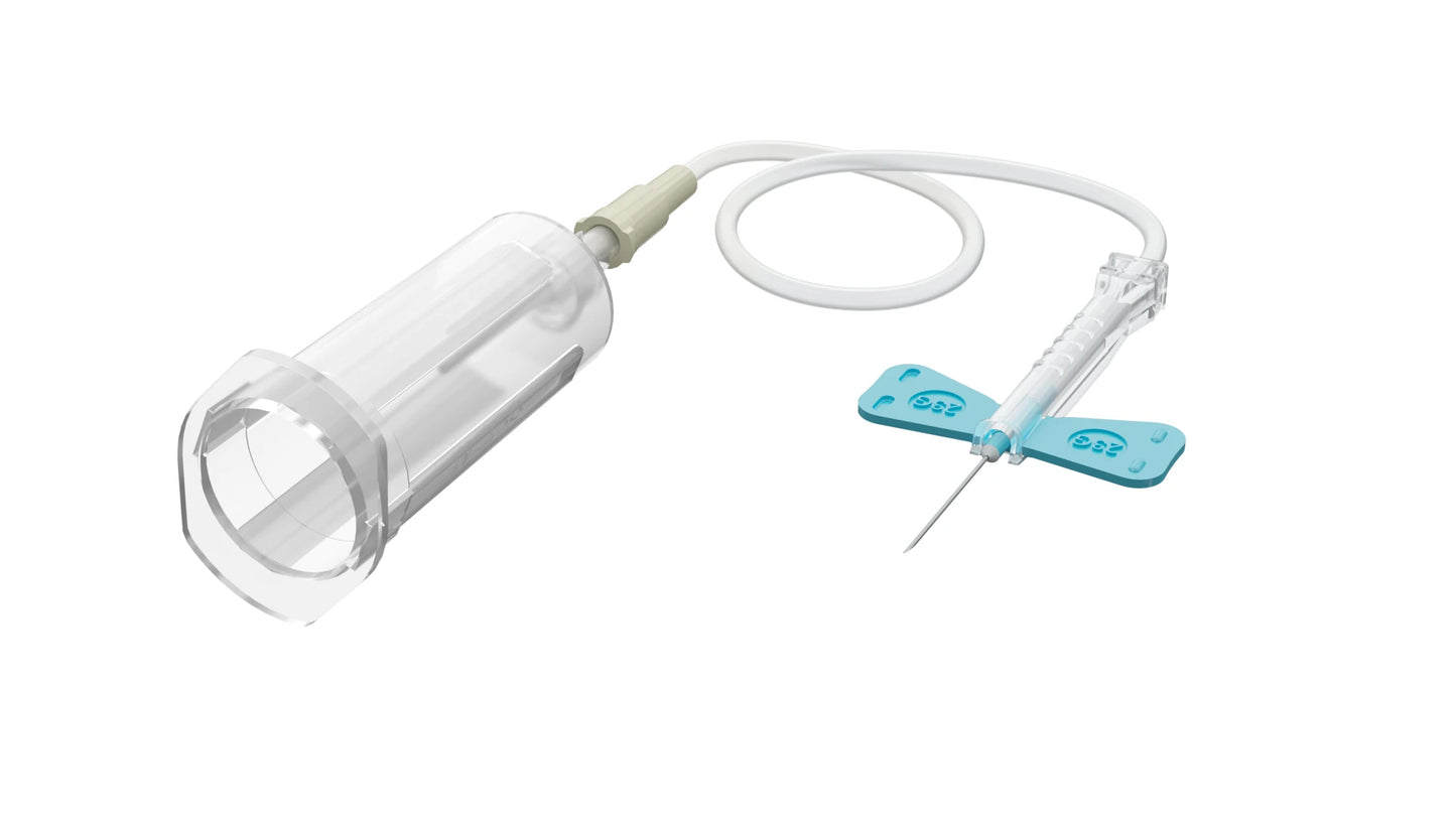 Sol-Care® Safety Winged Blood Collection Needle with Pre-attached Holder