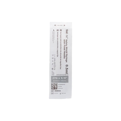 Sol-M® Safety Shield Syringe