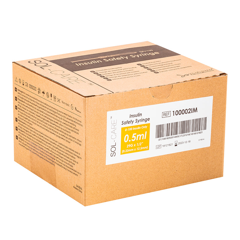Sol-Care® Safety Insulin Syringe