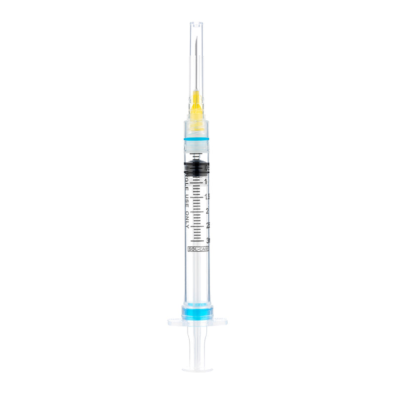 Sol-Care® Safety Syringe with Exchangeable Needle - Flash Sale