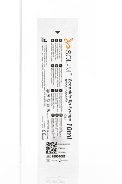Sol-M® Eccentric Tip Syringe without Needle