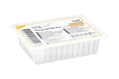 Sol-M® 3-Piece Syringe with Exchangeable Needle Combo Convenience Tray