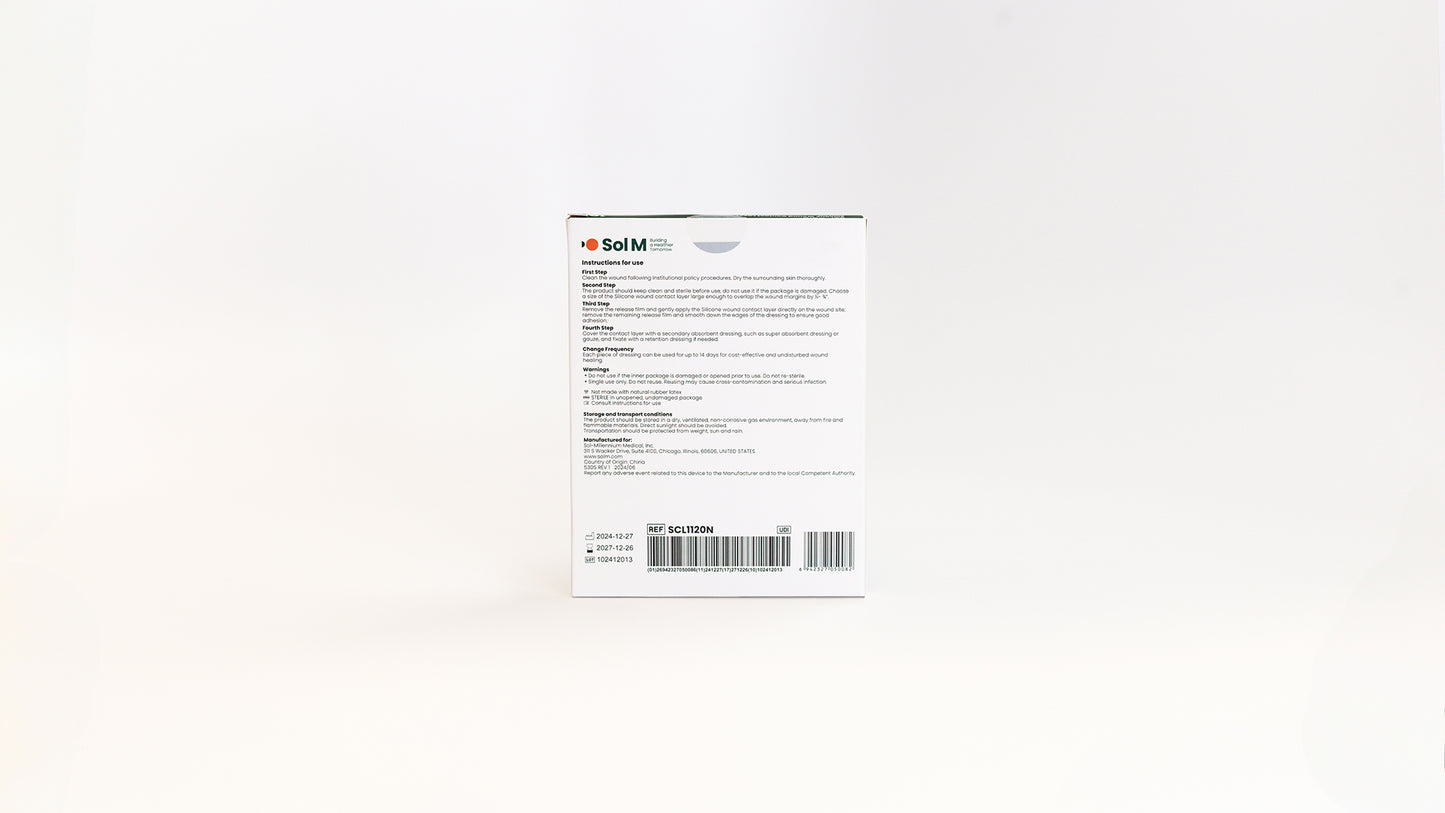 Sol-Care™ Silicone Wound Contact Layers