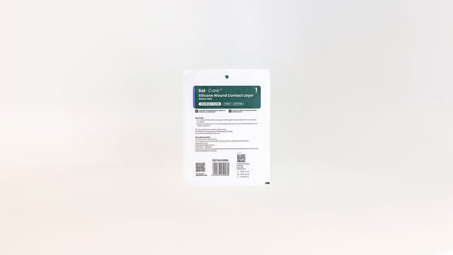 Sol-Care™ Silicone Wound Contact Layers