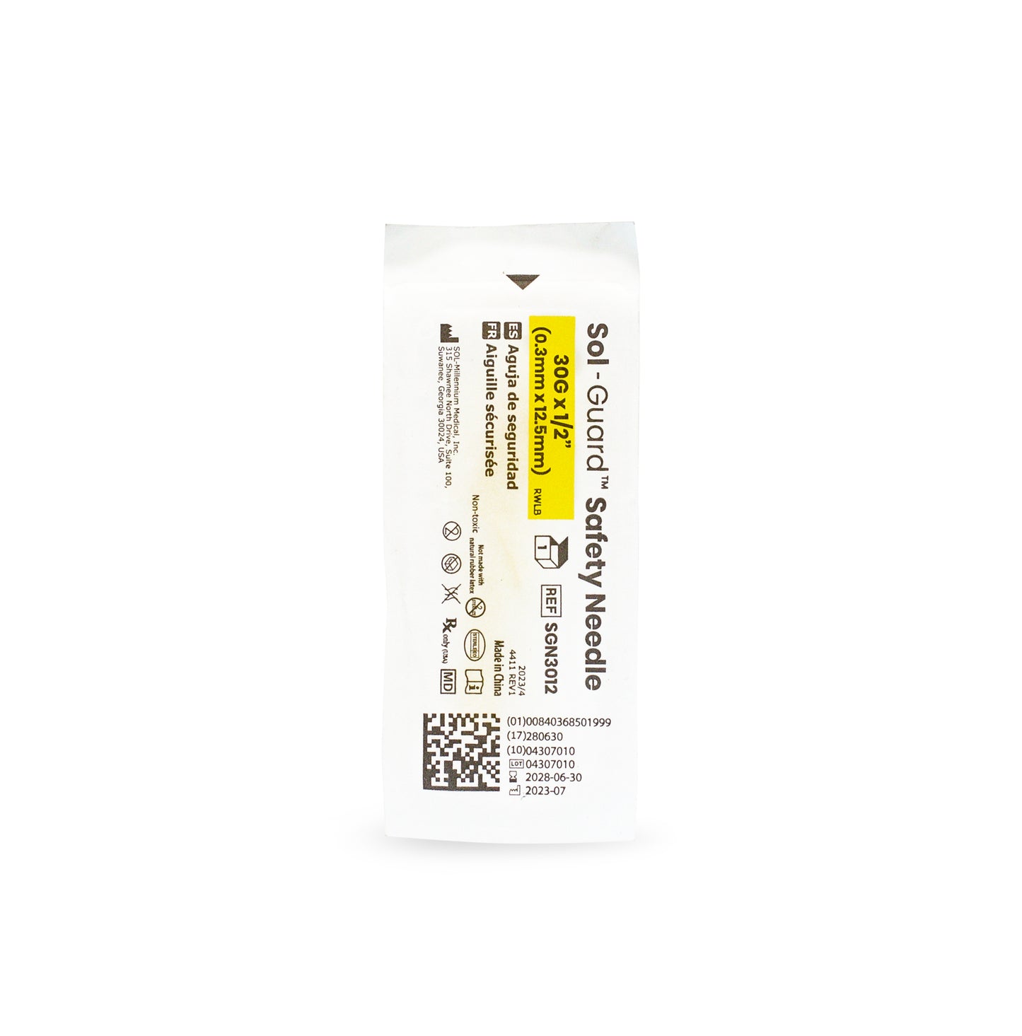 Sol-Guard® Safety Needle