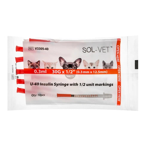 Sol-Vet® Standard Insulin Syringe