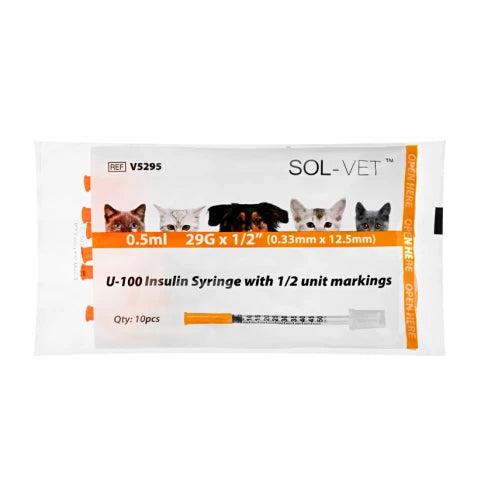 Sol-Vet® Standard Insulin Syringe